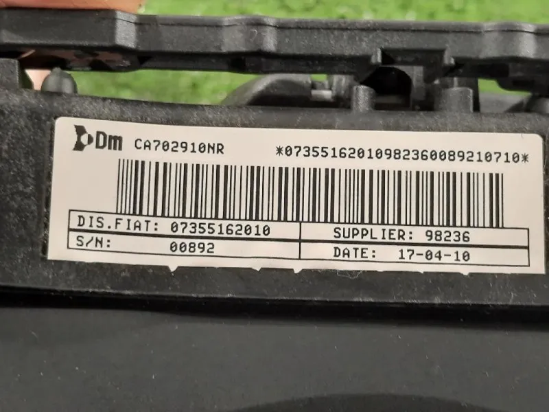 Air-bag Guidatore 07355162010 Fiat Punto III 2012