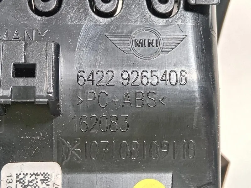 Griglia Condotto ARIA Cruscotto Centrale DX 6422 9265406 Mini MINI Cooper F56 2014