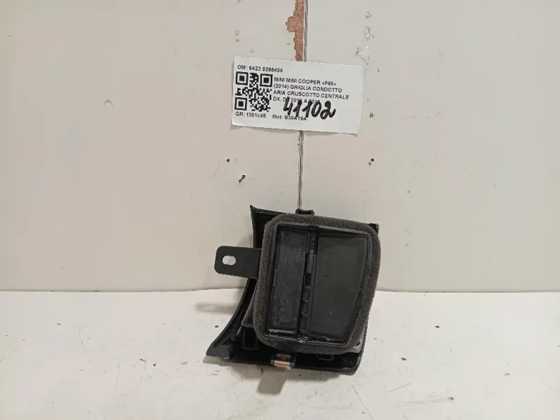 Griglia Condotto ARIA Cruscotto Centrale DX 6422 9265406 Mini MINI Cooper F56 2014