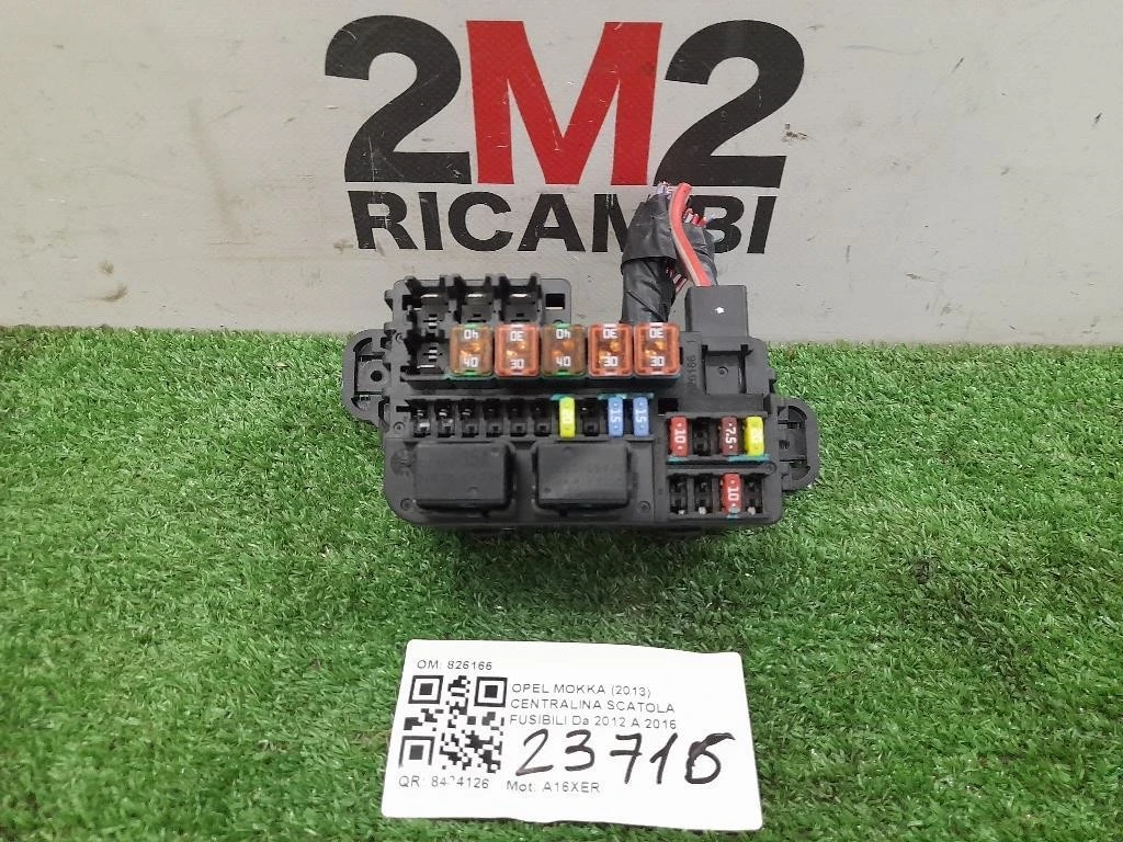 Centralina Scatola Fusibili 826166 Opel Mokka 2013