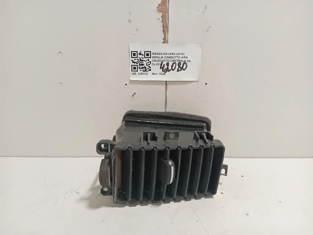 Griglia Condotto ARIA Cruscotto Centrale DX 68750-4X00A Nissan Navara 2010