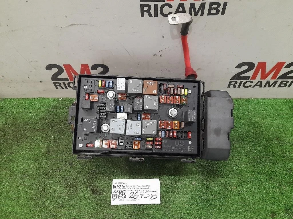 Centralina Scatola Fusibili 13368645 Opel Zafira C 2012