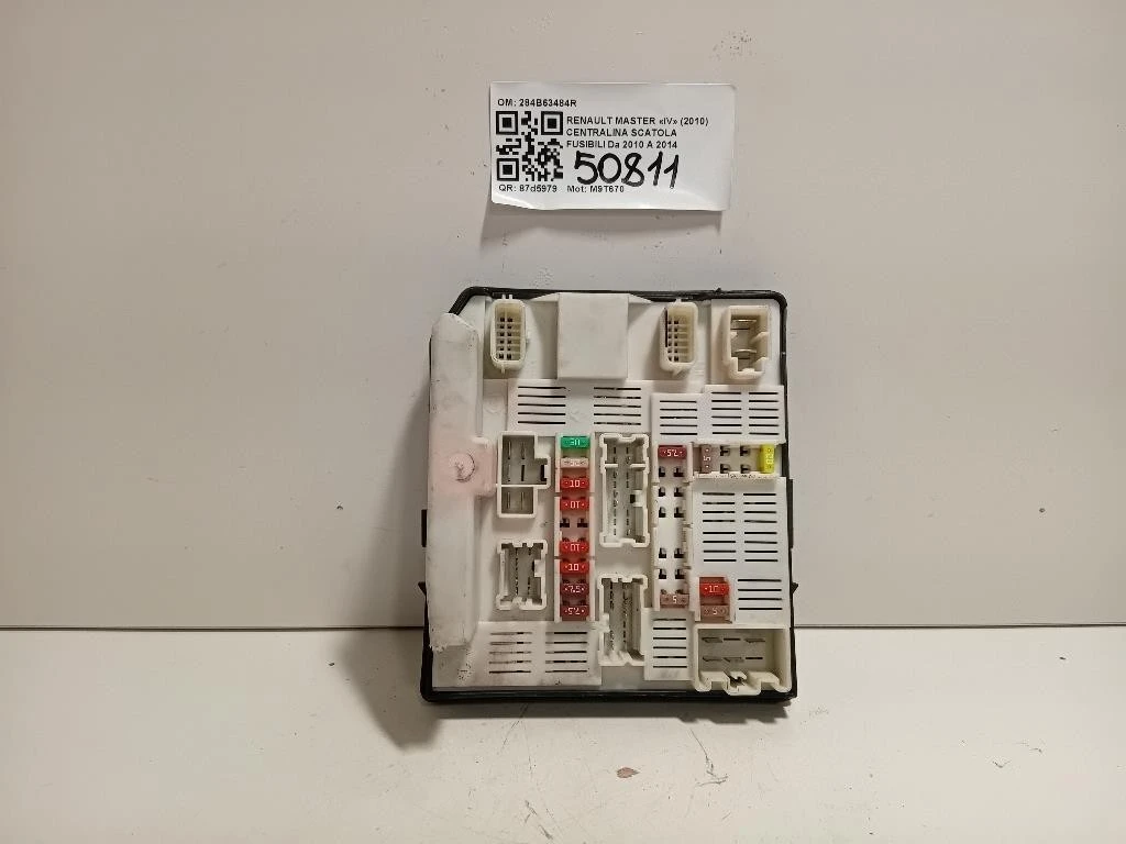Centralina Scatola Fusibili 284B63484R Renault Master IV 2010