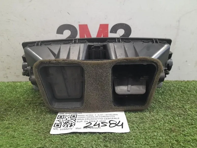 Griglia Condotto ARIA Cruscotto Centrale SUP 64227059189 Bmw Serie 1 E87 Berlina 2005