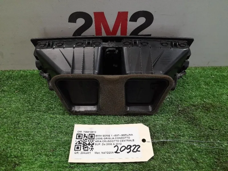 Griglia Condotto ARIA Cruscotto Centrale SUP 705918913 Bmw Serie 1 E87 Berlina 2005