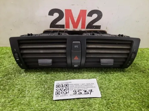 Griglia Condotto ARIA Cruscotto Centrale SUP 64227059189 Bmw Serie 1 E87 Berlina 2005