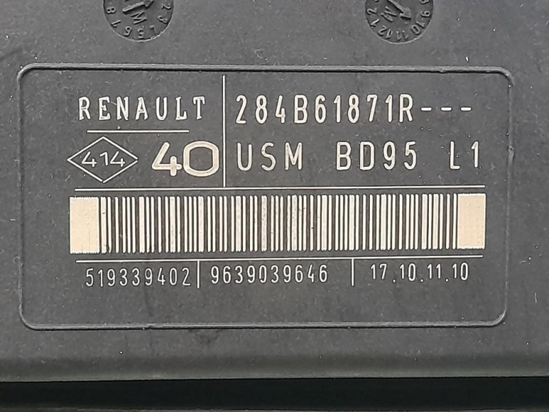 Centralina Scatola Fusibili 284B61871R Renault Mégane III 2009