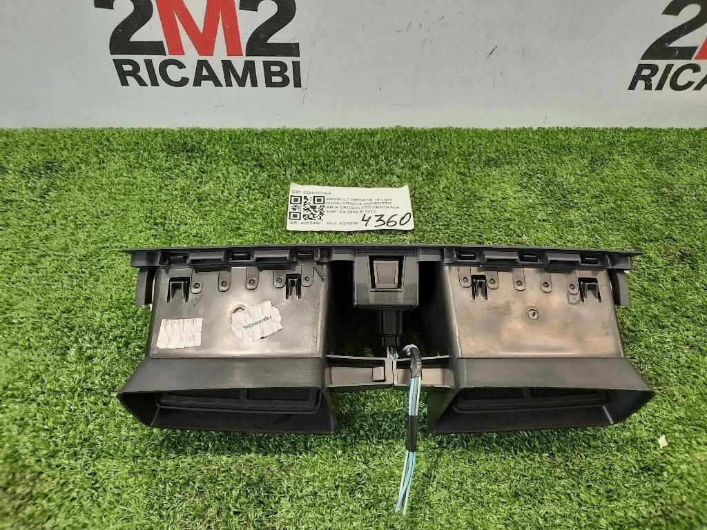 Griglia Condotto ARIA Cruscotto Centrale SUP 682600016R Renault Mégane III SW 2009