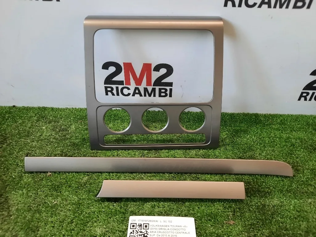 Griglia Condotto ARIA Cruscotto Centrale SUP 1T1819728GMAI Volkswagen Touran III 2010