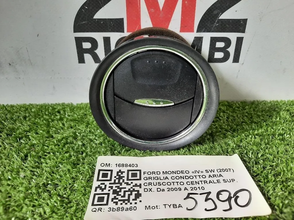 Griglia Condotto ARIA Cruscotto Centrale SUP DX 1688403 Ford Mondeo IV SW 2007