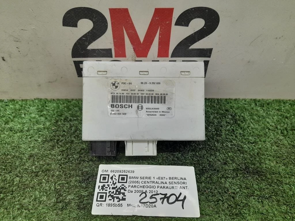 Centralina Sensori Parcheggio Paraurti ANT 66209252639 Bmw Serie 1 E87 Berlina 2005