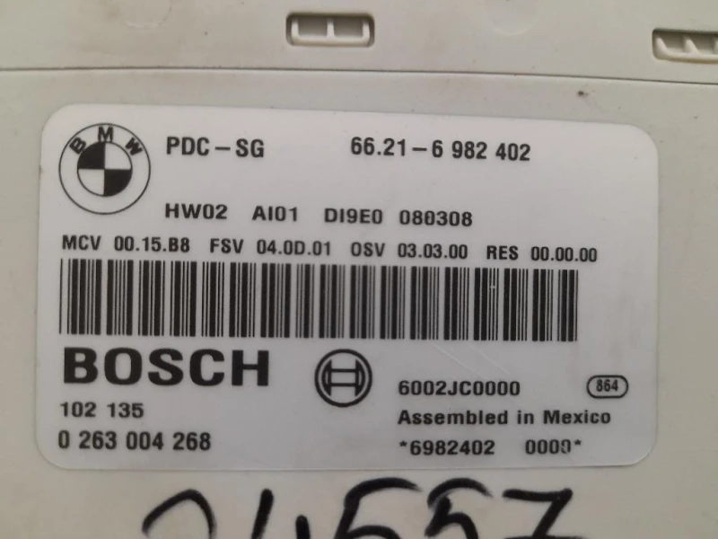 Centralina Sensori Parcheggio Paraurti ANT 66216982402 Bmw Serie 1 E87 Berlina 2005