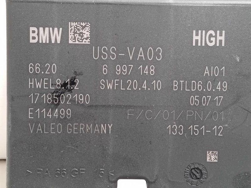 Centralina Sensori Parcheggio Paraurti ANT 6997148 Bmw Serie 5 G30 Berlina 2016