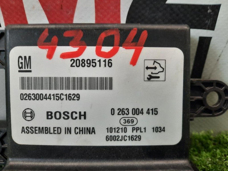 Centralina Sensori Parcheggio Paraurti ANT 20895116 0263004415 Chevrolet Cruze 2009