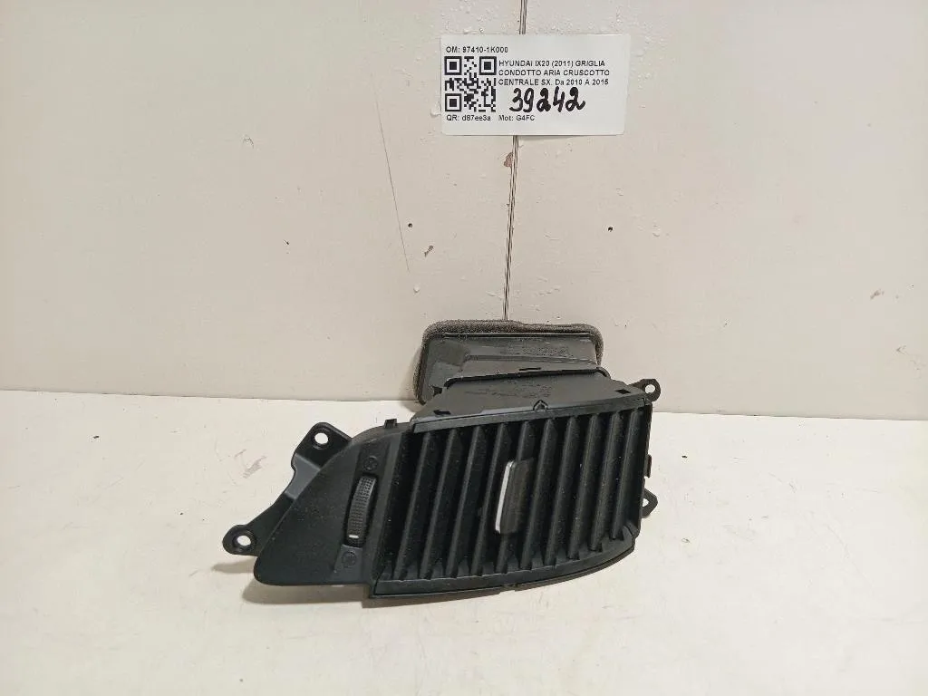 Griglia Condotto ARIA Cruscotto Centrale SX 97410-1K000 Hyundai IX20 2011