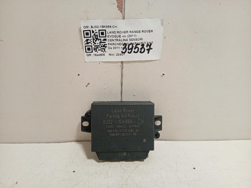 Centralina Sensori Parcheggio Paraurti ANT BJ32-15K866-CH Land Rover Range Rover Evoque I 2011