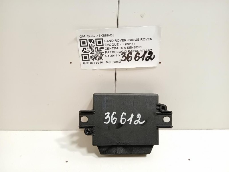 Centralina Sensori Parcheggio Paraurti ANT BJ32-15K866-CJ Land Rover Range Rover Evoque I 2011