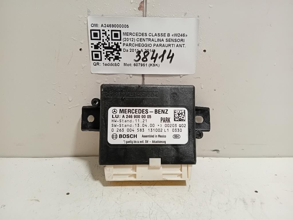 Centralina Sensori Parcheggio Paraurti ANT A2469000005 Mercedes Classe B W246 2012