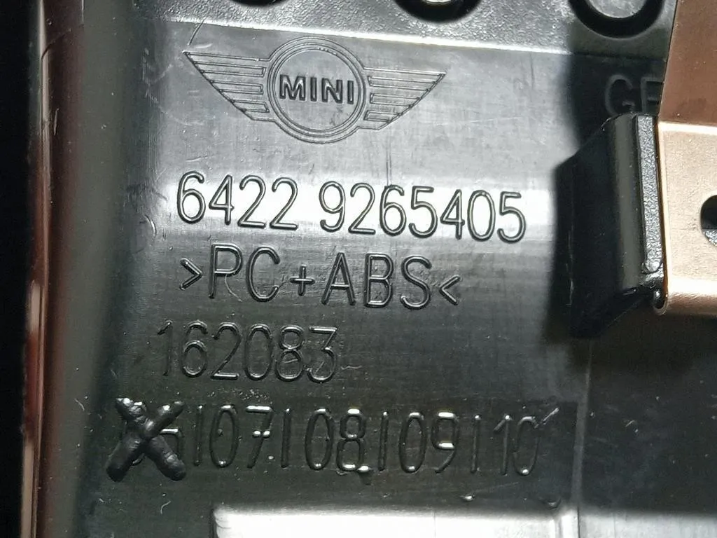 Griglia Condotto ARIA Cruscotto Centrale SX 6422 9265405 Mini MINI ONE F55 2014