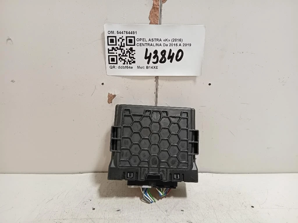 Centralina Sensori Parcheggio Paraurti ANT 544764491 Opel Astra K 2016