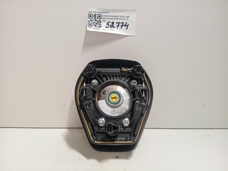 Air-bag Guidatore 8V51 A042885 CA Ford Ecosport 2017