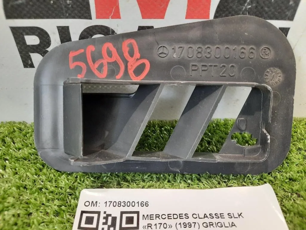 Griglia Condotto ARIA Cruscotto INF SX 1708300166 Mercedes Classe SLK R170 1997