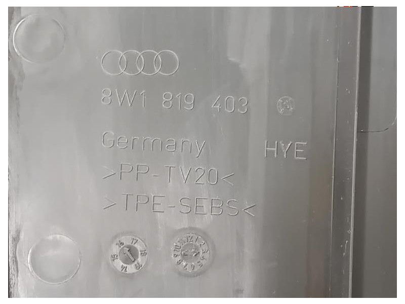 Griglia Condotto ARIA Parabrezza 8W1 819 403 PARABREZZA Audi A4 8W5 Avant 2015