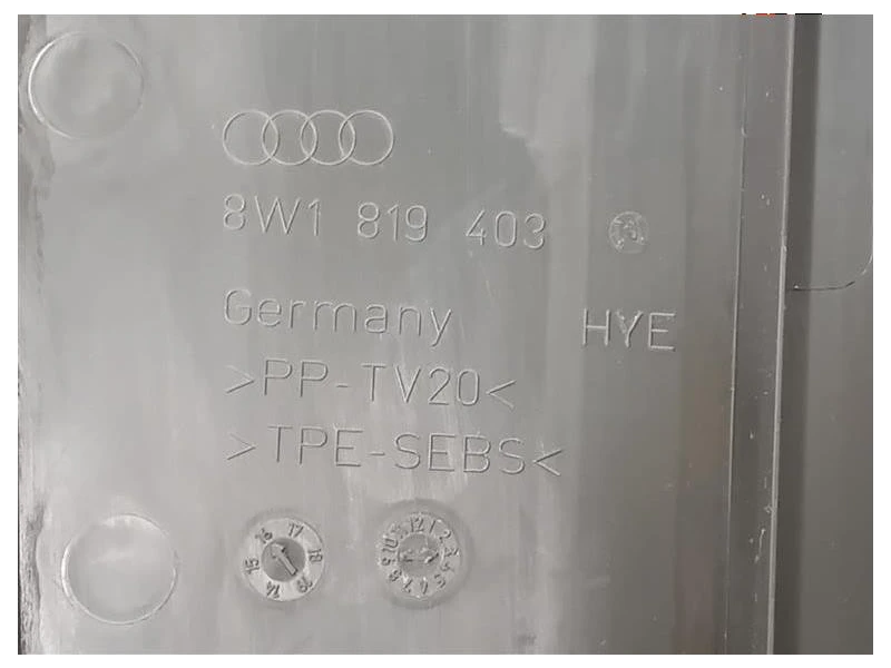 Griglia Condotto ARIA Parabrezza 8W1 819 403 PARABREZZA Audi A4 8W5 Avant 2015