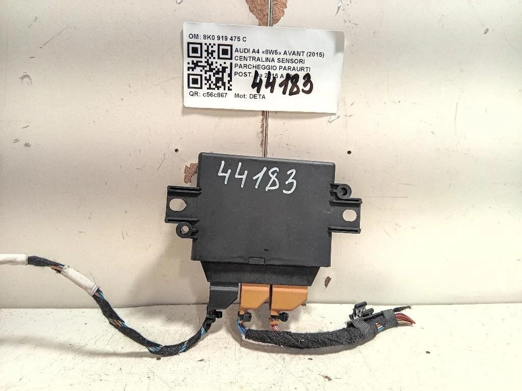 Centralina Sensori Parcheggio Paraurti POST 8K0 919 475 C Audi A4 8W5 Avant 2015