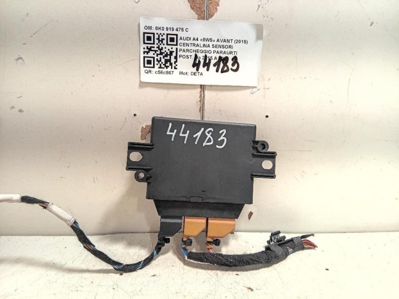 Centralina Sensori Parcheggio Paraurti POST 8K0 919 475 C Audi A4 8W5 Avant 2015