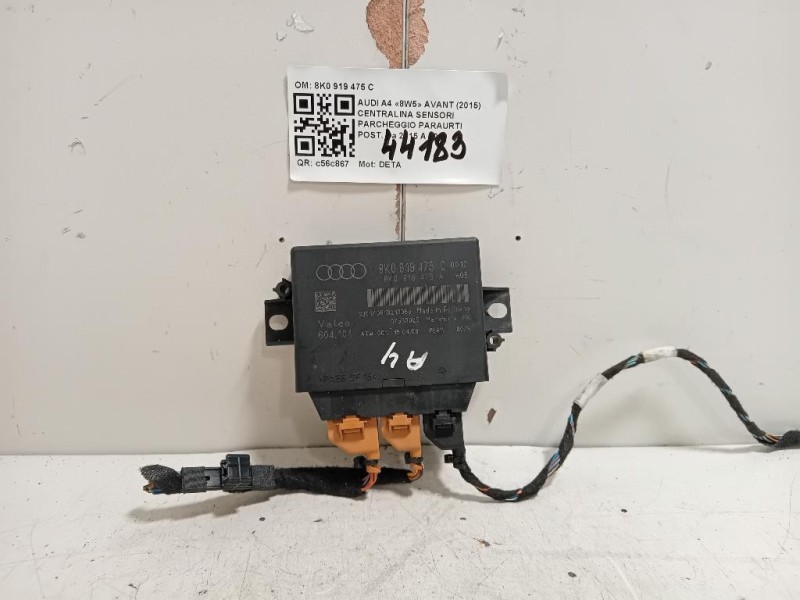 Centralina Sensori Parcheggio Paraurti POST 8K0 919 475 C Audi A4 8W5 Avant 2015