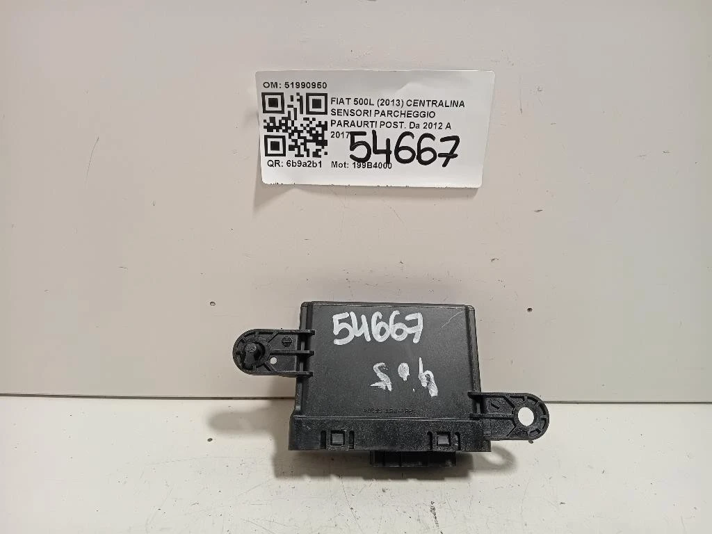 Centralina Sensori Parcheggio Paraurti POST 51990950 Fiat 500L 2013