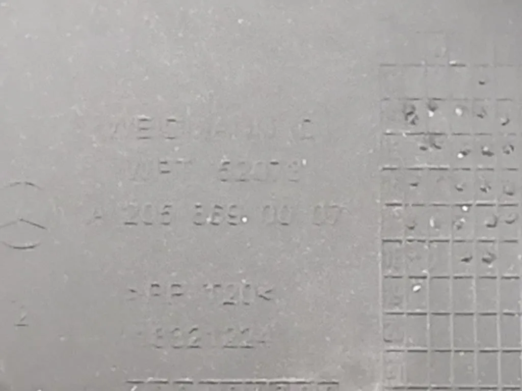 Griglia Condotto ARIA Parabrezza A2058690007 Mercedes Classe C W205 2014