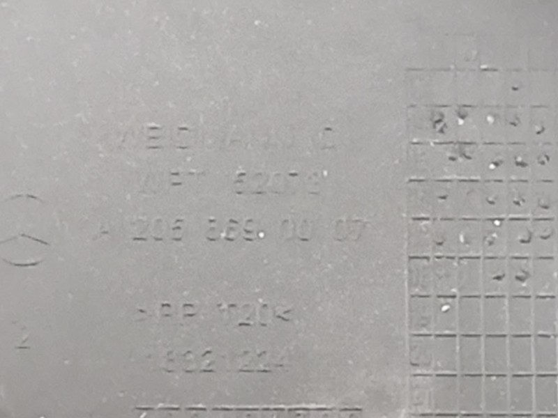 Griglia Condotto ARIA Parabrezza A2058690007 Mercedes Classe C W205 2014