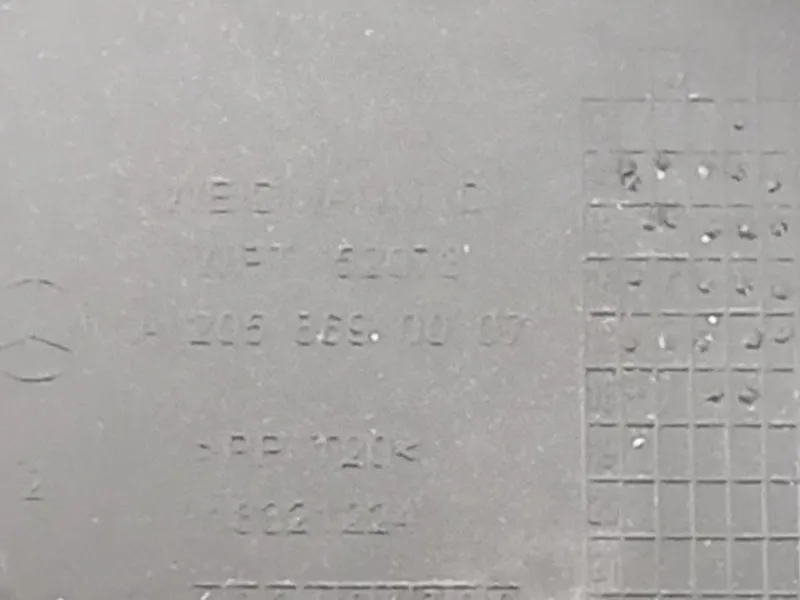 Griglia Condotto ARIA Parabrezza A2058690007 Mercedes Classe C W205 2014