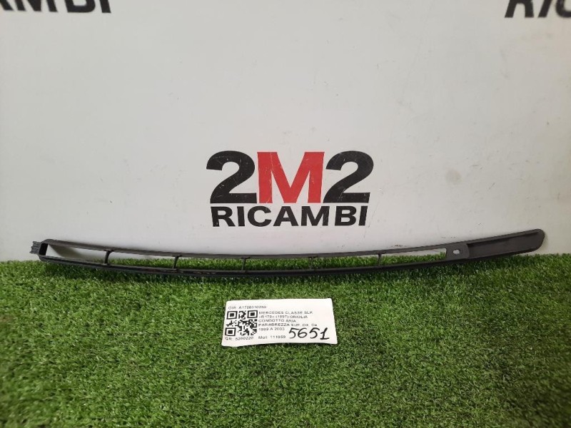 Griglia Condotto ARIA Parabrezza SUP DX A1708310259 CENTRALE Mercedes Classe SLK R170 1997
