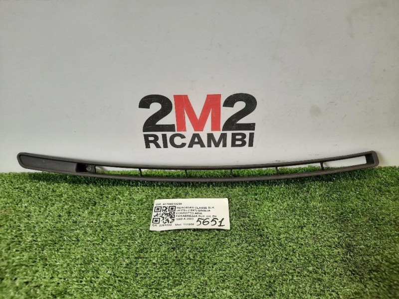 Griglia Condotto ARIA Parabrezza SUP DX A1708310259 CENTRALE Mercedes Classe SLK R170 1997
