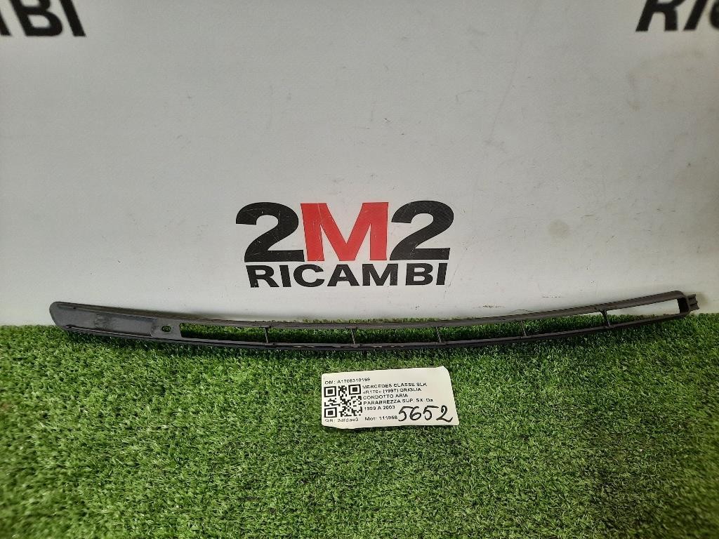 Griglia Condotto ARIA Parabrezza SUP SX A1708310159 CENTRALE Mercedes Classe SLK R170 1997