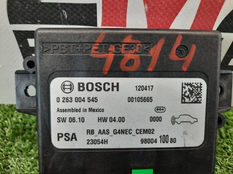 Centralina Sensori Parcheggio Paraurti POST 9800410080 Peugeot 208 I 2012