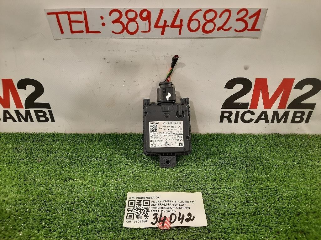 Centralina Sensori Parcheggio Paraurti POST 2Q0907686A DX Volkswagen T-roc 2017