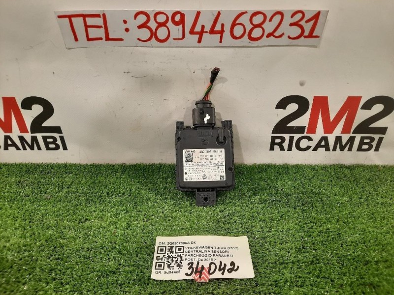 Centralina Sensori Parcheggio Paraurti POST 2Q0907686A DX Volkswagen T-roc 2017