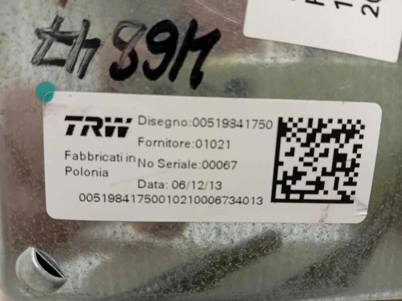 Centralina Servosterzo A0038282 Fiat 500L 2013