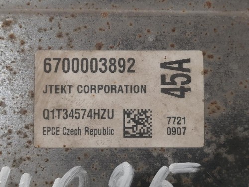 Griglia Copertura Cunetta Acqua 668110003R Renault Mégane III SW 2009