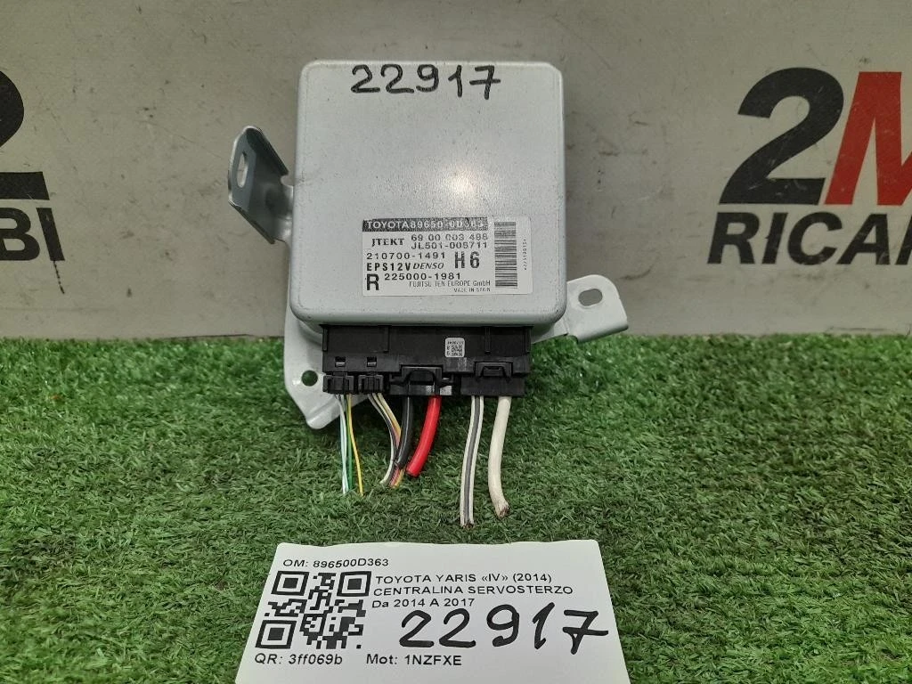 Centralina Servosterzo 896500D363 Toyota Yaris IV 2014