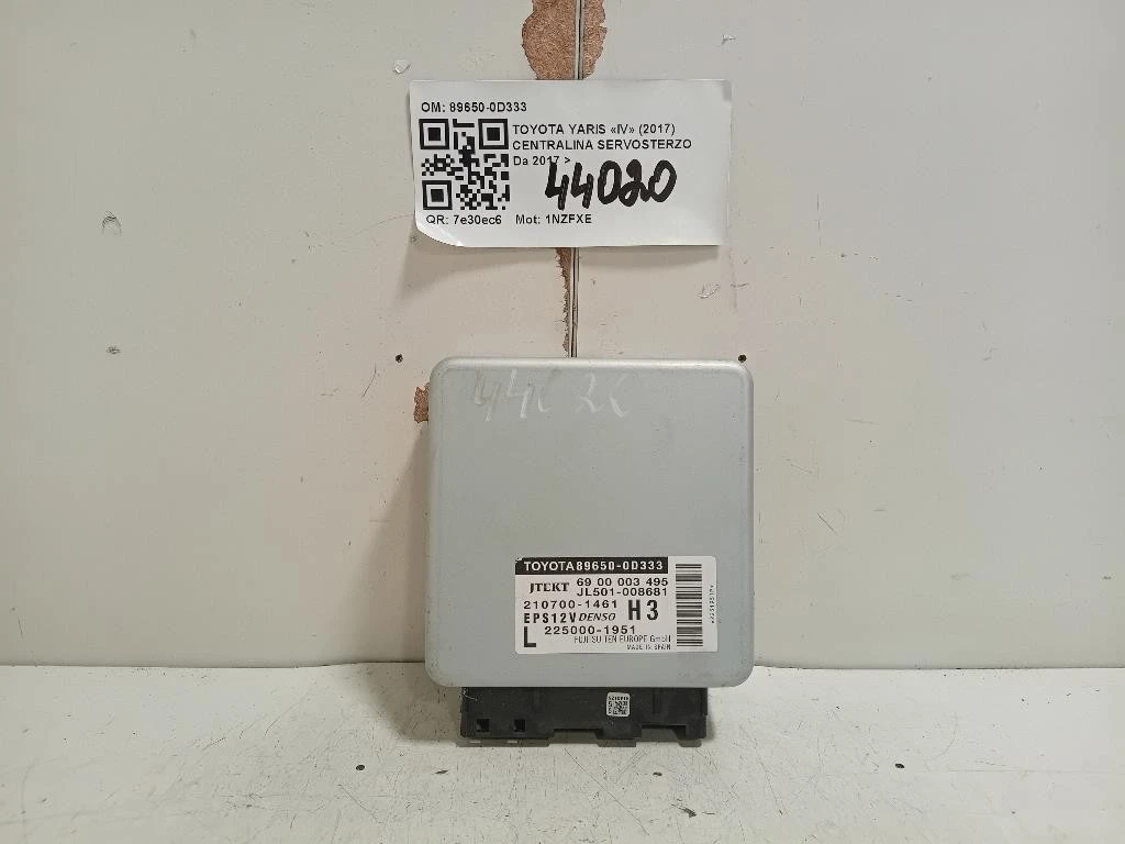Centralina Servosterzo 89650-0D333 Toyota Yaris IV 2017