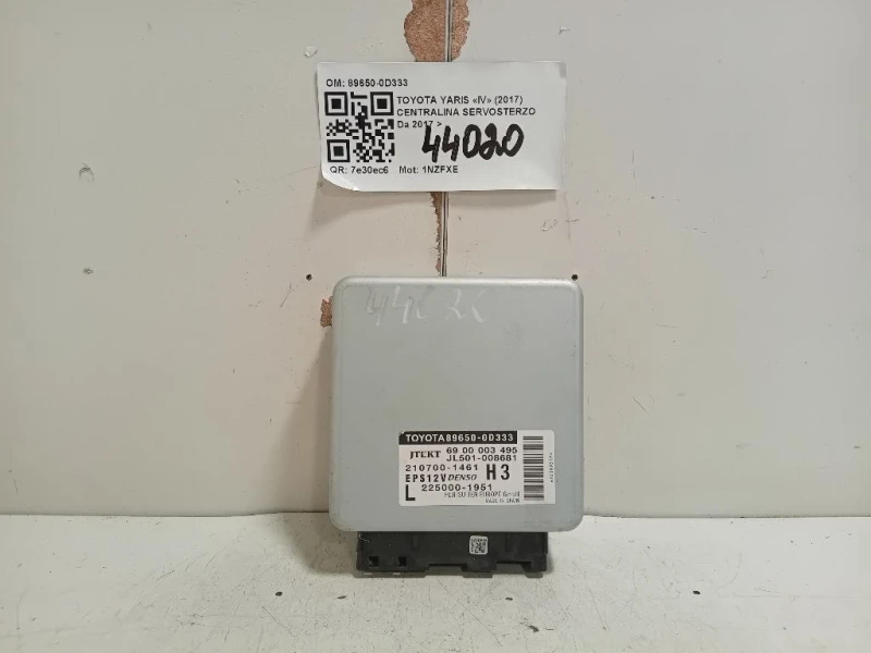 Centralina Servosterzo 89650-0D333 Toyota Yaris IV 2017
