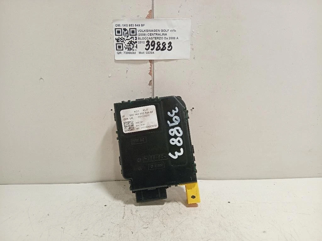 Centralina Servosterzo 1K0 953 549 BF 1K0953549BF Volkswagen GOLF VI 2009