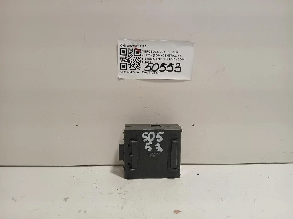 Centralina Sistema Antifurto A2218209126 Mercedes Classe SLK R171 2004