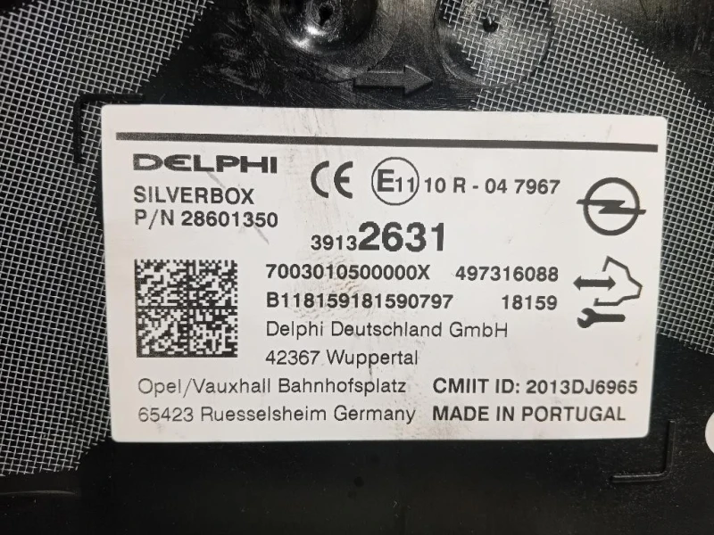 Centralina Sistema DI Navigazione 39132631 Opel Astra K 2016