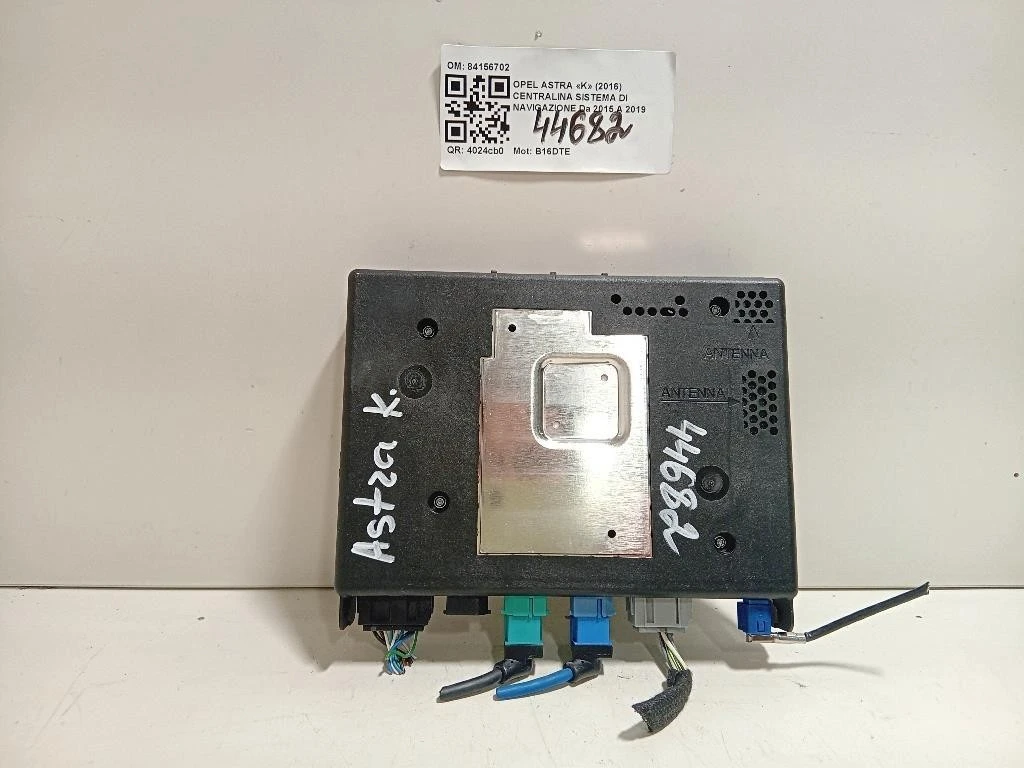 Centralina Sistema DI Navigazione 84156702 Opel Astra K 2016